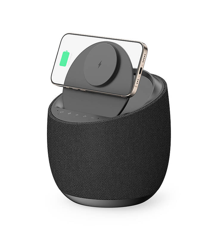 Speaker with Magsafe+ wirless charging Stand
