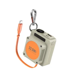 Powerbank with Retractable Type C Cable