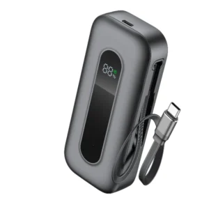 10000mAh Power Bank PD 22.5w Retractable Cable