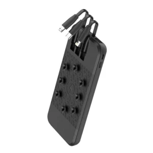 Stick Pad Powerbank with Built in Cables