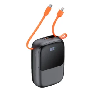 Power Bank Equipped Dual Cable Fast Charging